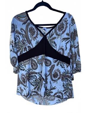 Y2K Vintage Bell Sleeve Baby Doll Top Plus Size 2X